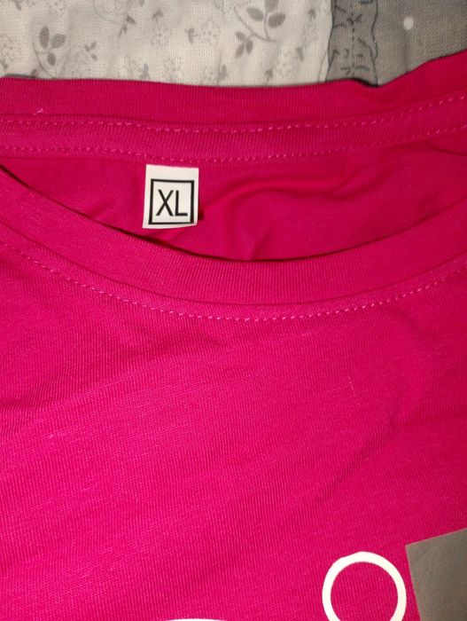 T-shirt damski Fuksja CK