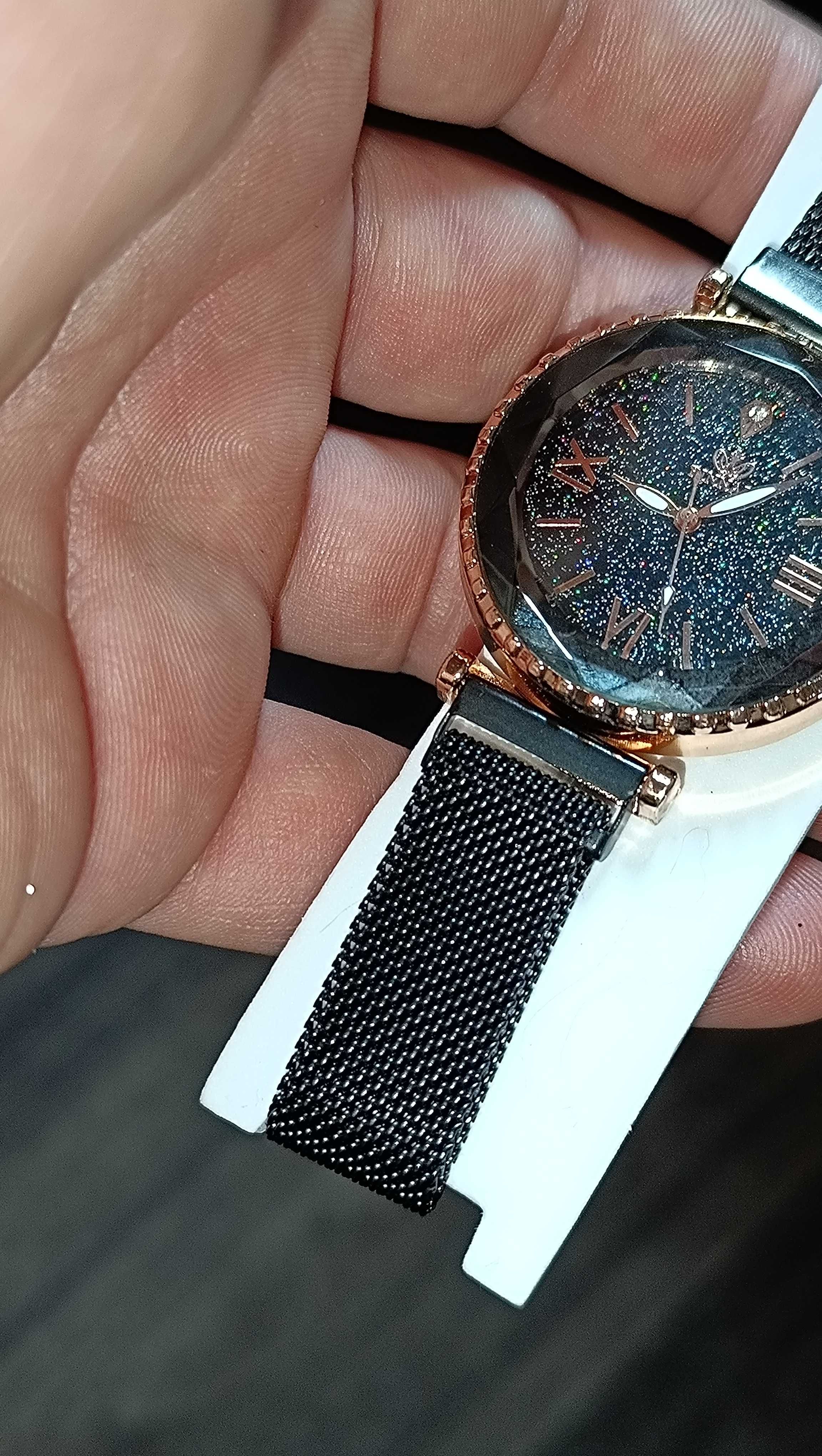 Часы наручные кварцевые браслет металл годинник на руку