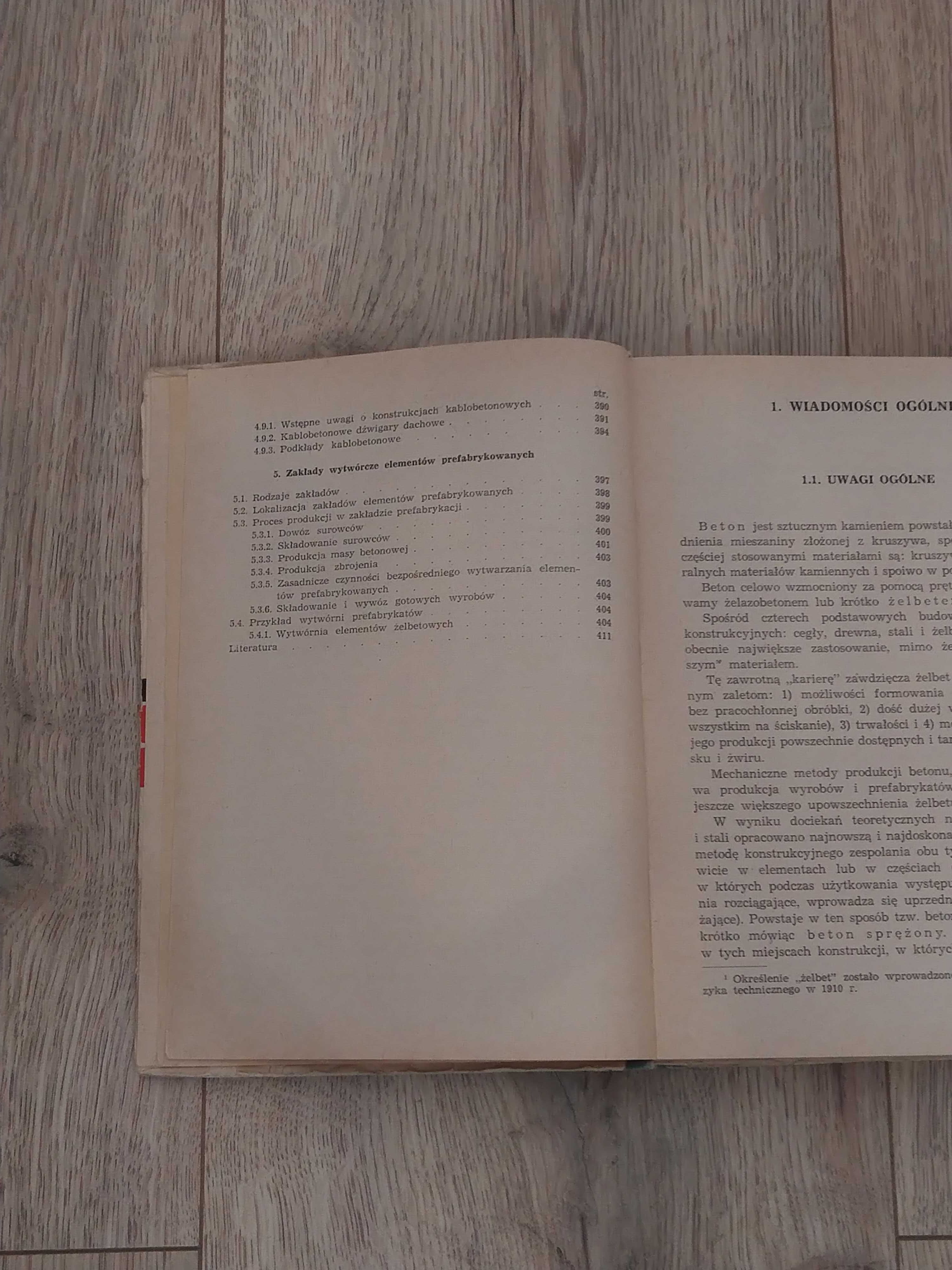Żelbet i beton sprężony - M. Pietraszek E. Piliszek - PWSZ 1963