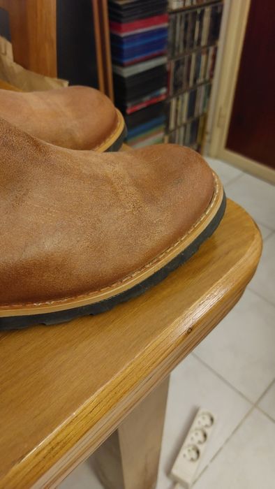 Mini botas em pele - Artesanal