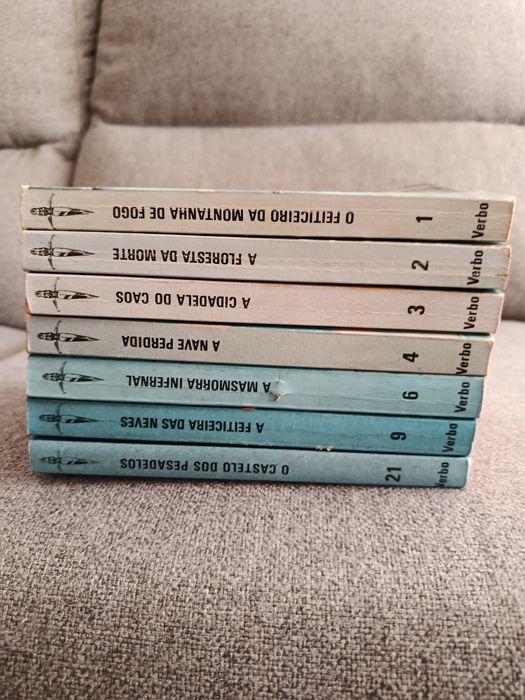 Aventuras Fantásticas - Lote 7 livros