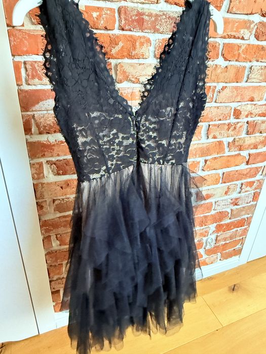 Sukienka M soky&soka czarna & ecru