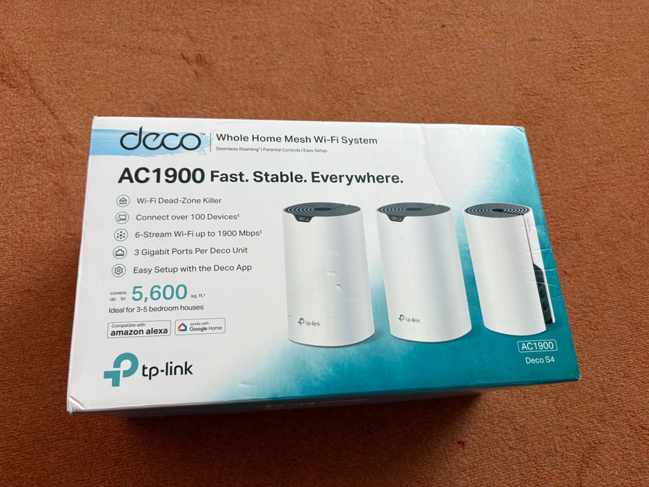 Mesh система TP-Link Deco S4 AC1900 безшовний Wi-fi