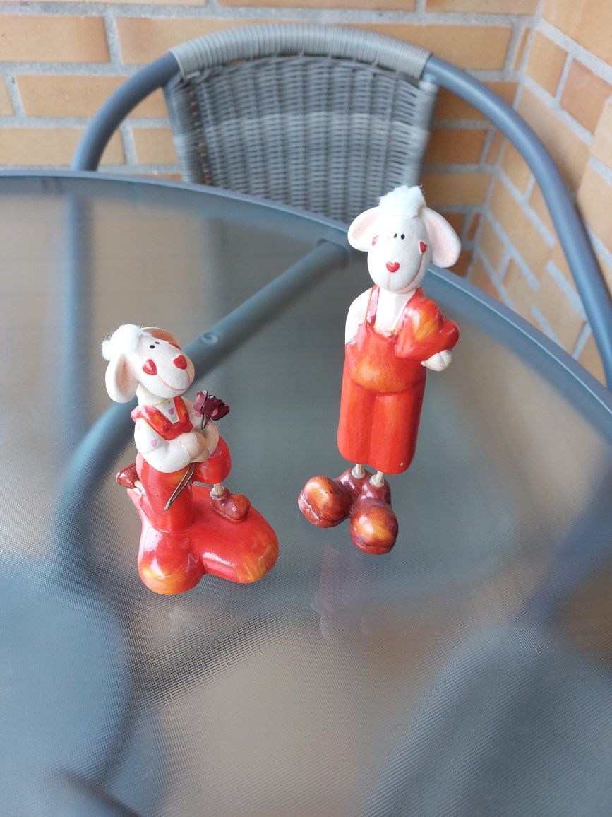 3  ovelhas para decoração