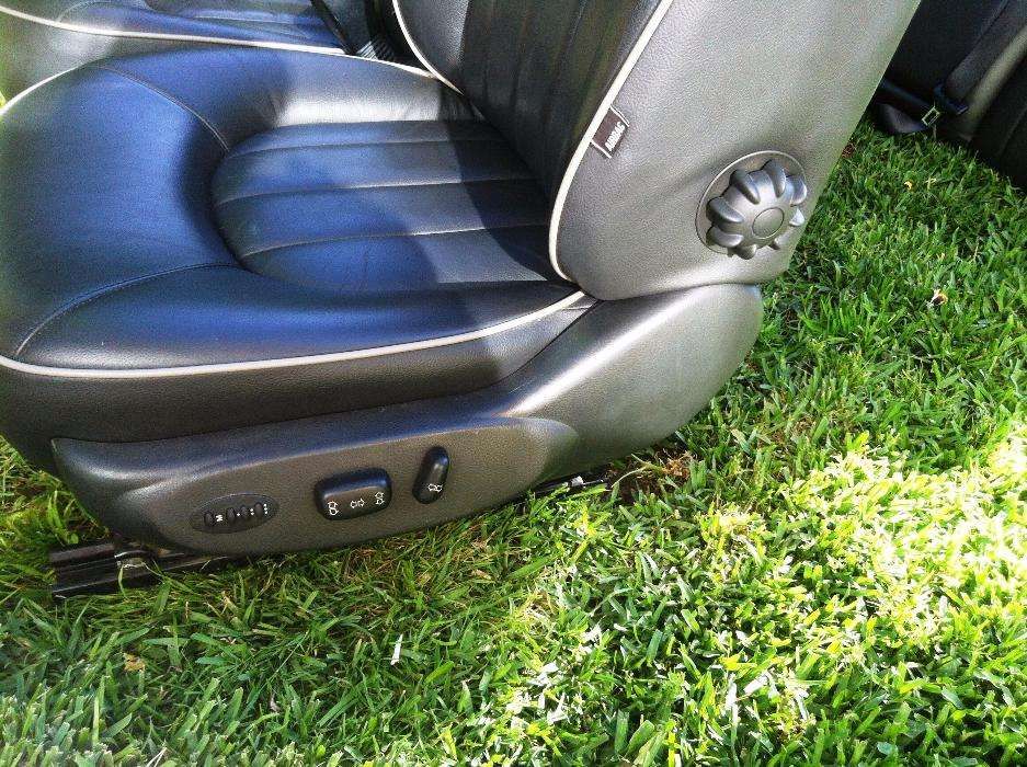 Rover 75 - bancos pele pretos manuais & Elétricos carro & Carrinha