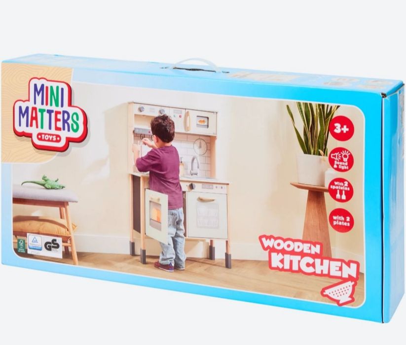 Дитяча кухня дерев'яна Mini Matters 3+