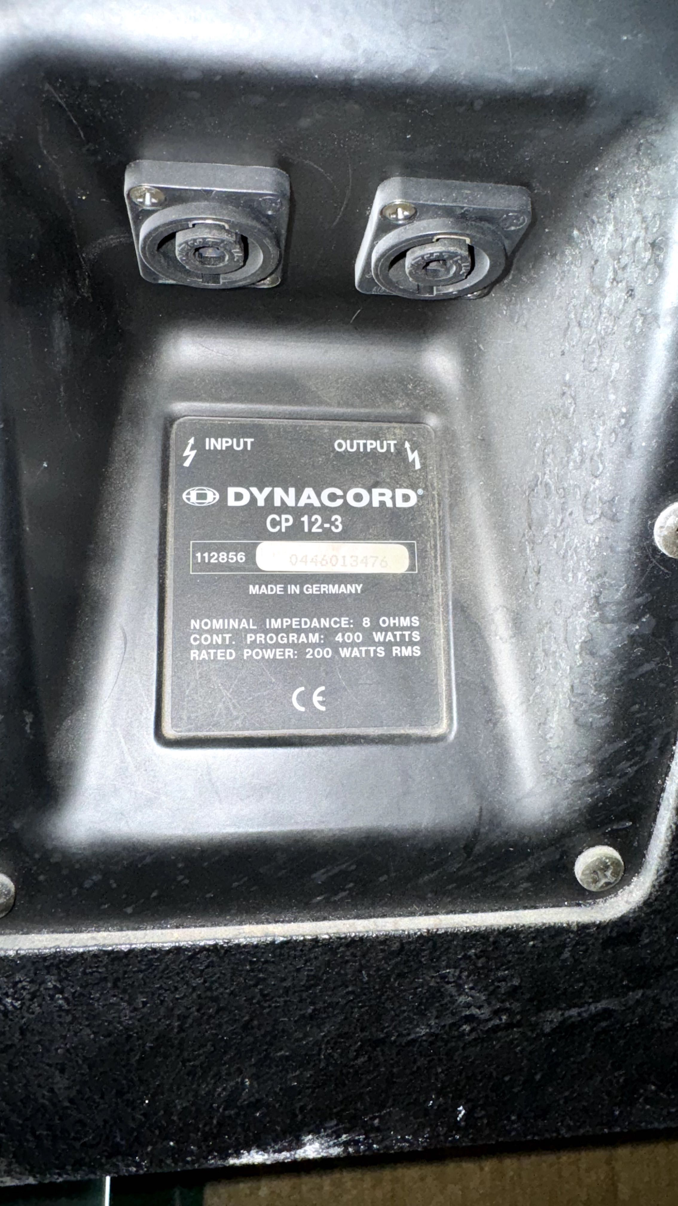 Zestaw Wzmacniacz Dynacord CL-800 + Głośniki CP12-3 200W