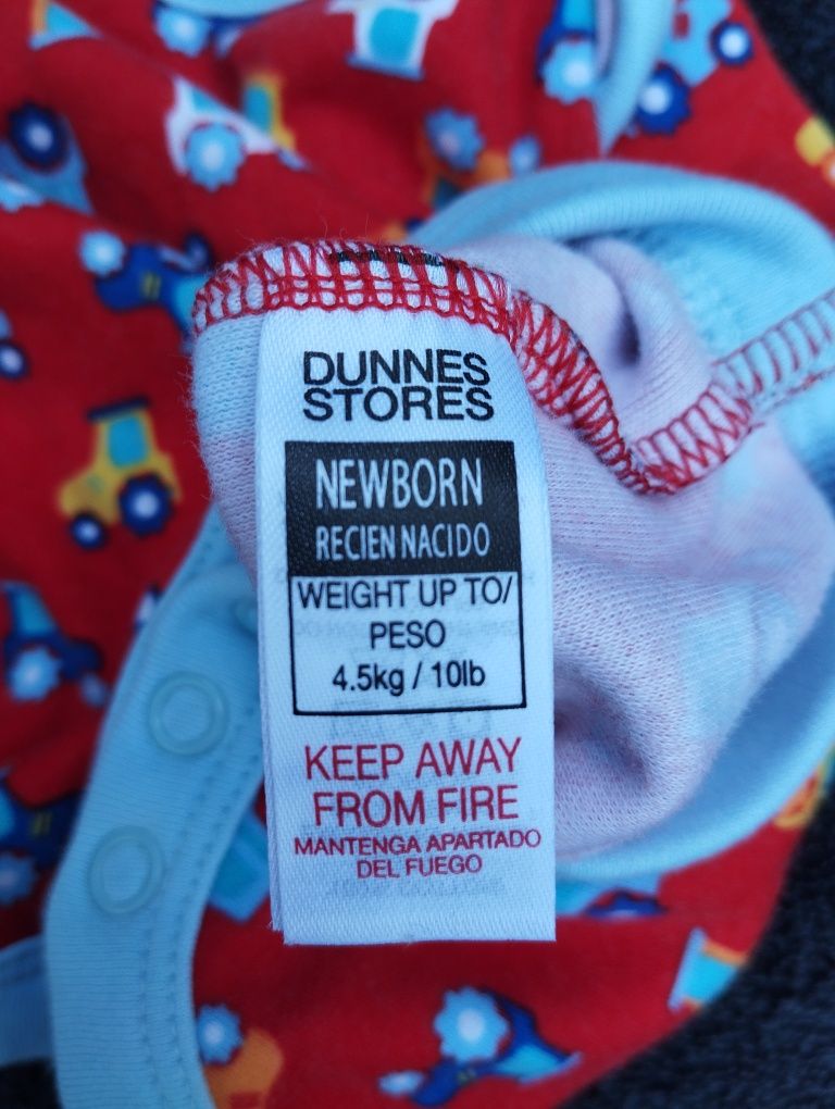 Body niemowlęce z krótkim rękawem 56 chłopięce Dunnes Stores