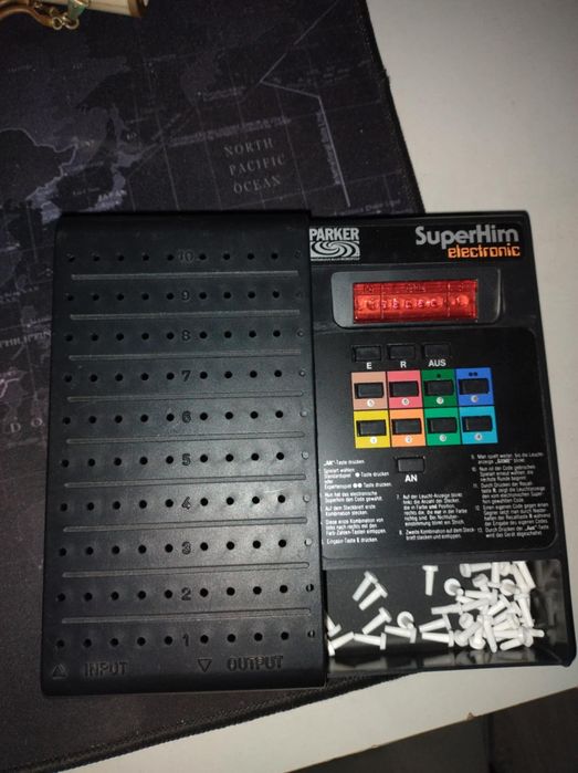 Gra elektroniczna parker superhirn supermastermind retro vintage