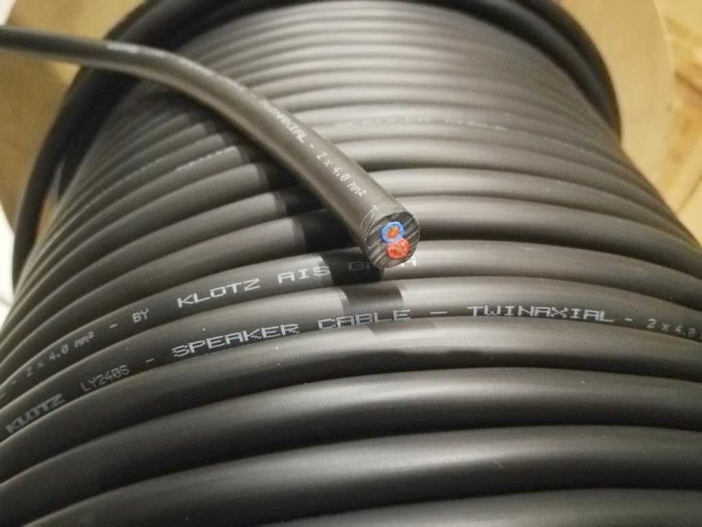 Kabel głośnikowy KLOTZ LY240 estradowy przewód kolumnowy 2x4,0 - 10m