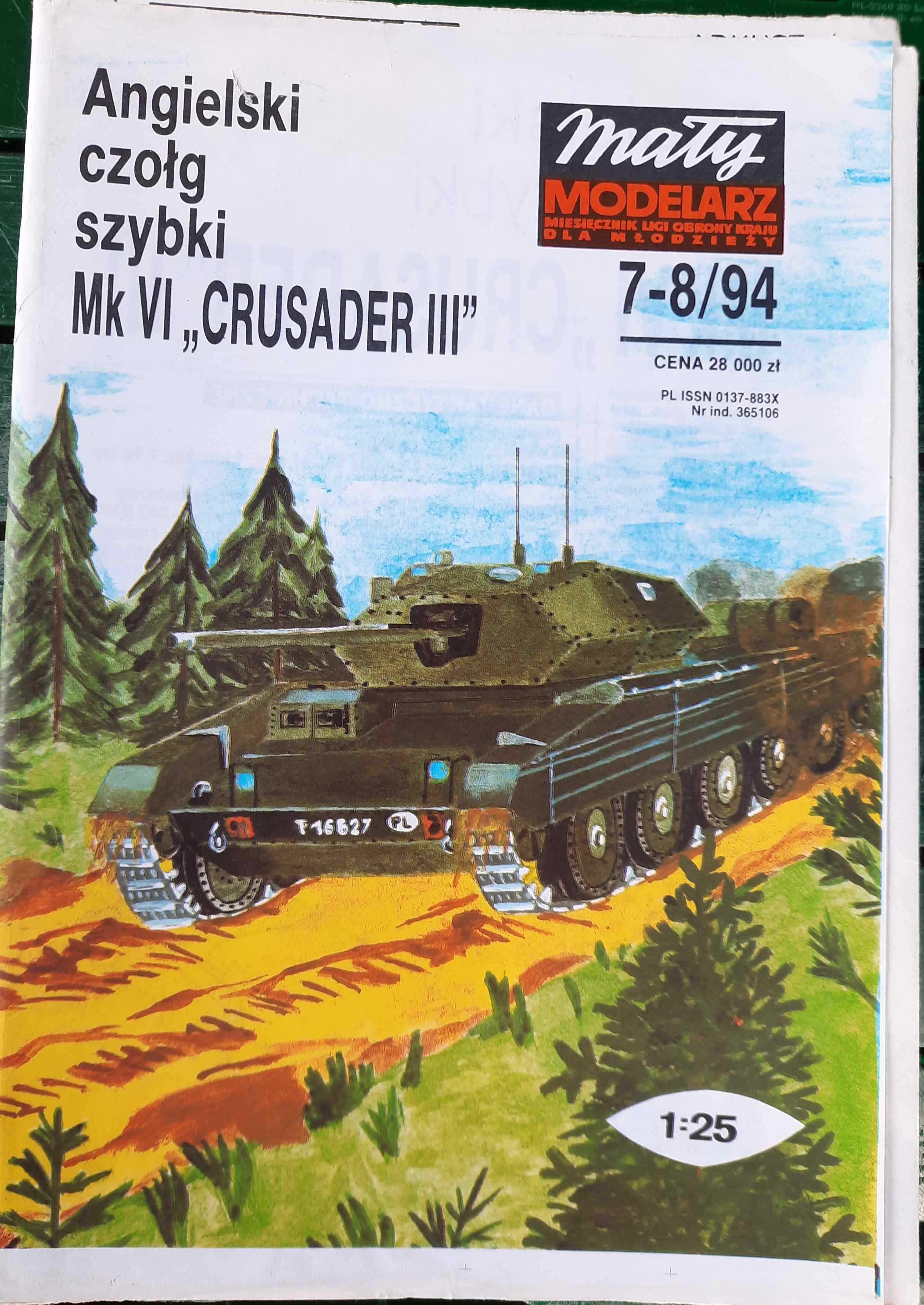 Mały Modelarz 7 - 8/94 Angielski czołg szybki Mk VI Crusader III