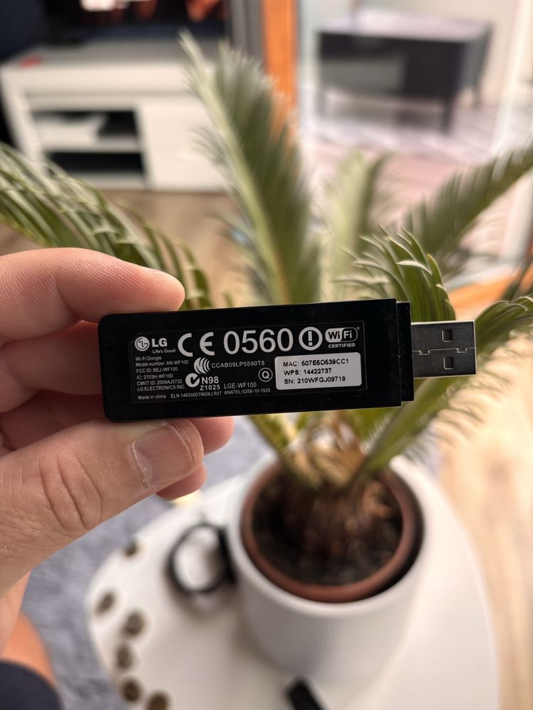 LG AN-WF100 Adapter Wi-Fi USB do telewizora Smart TV – Oryginalny