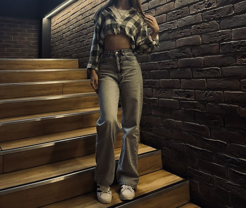 Джинси wide leg, розмір 32