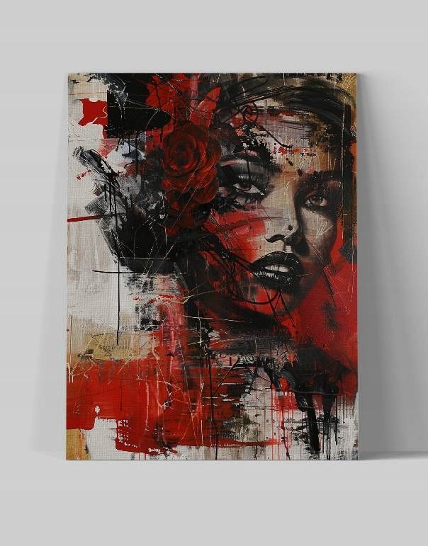 Obraz na płótnie "Emocje w Kolorze" 75x100 cm - Sztuka nowoczesna