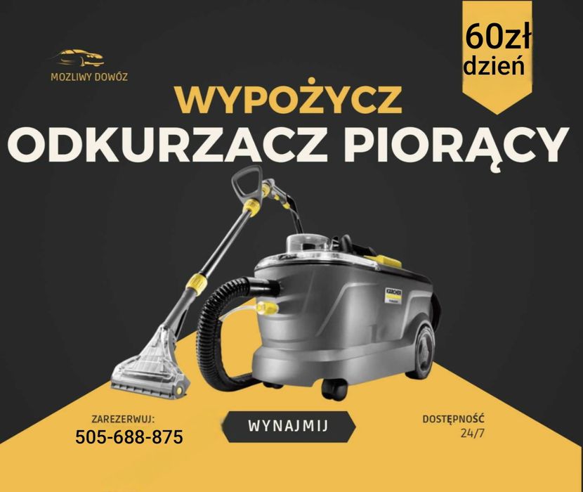 Odkurzacz piorący Karcher wypożyczalnia