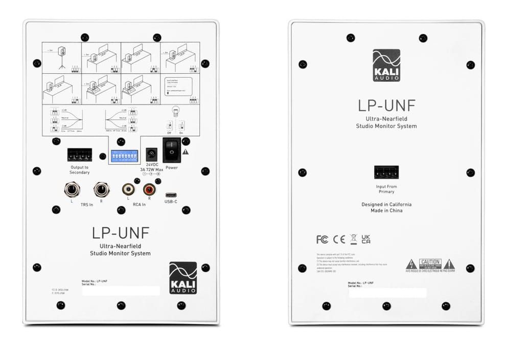 Kali Audio LP-UNF-WH – kolumny studyjne / monitory z Bluetooth (para)