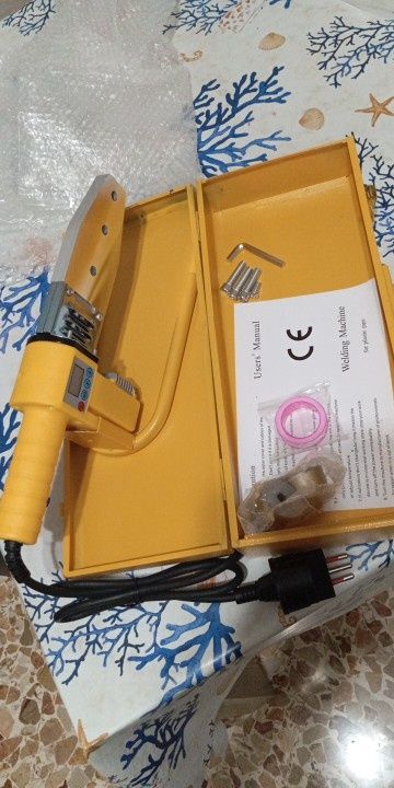 Máquina para soldar ppr com mala polifusora con tesoura de corte

entr