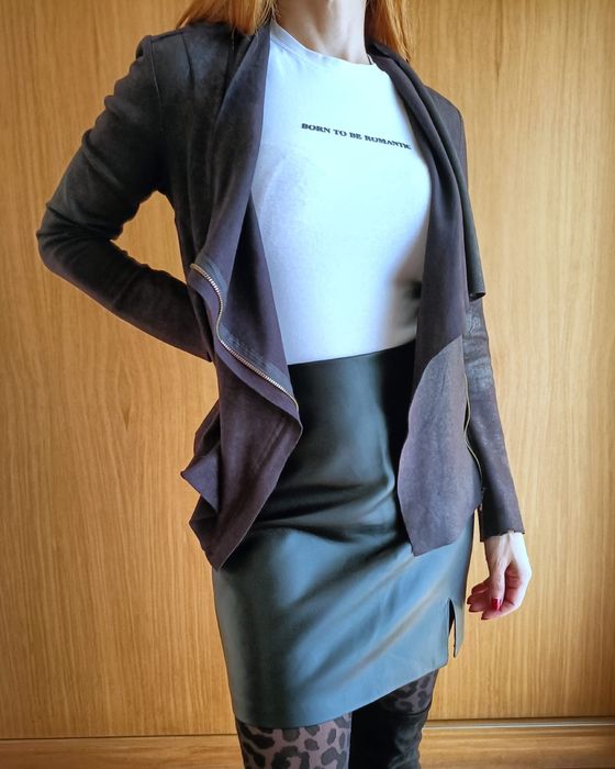 Casaco imitação envelhecido Zara