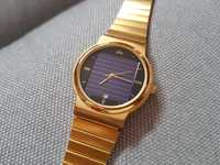 Panel fotowoltaiczny zegarek solarny pozłacany zegarek vintage antyk