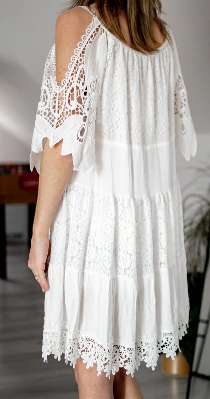 Sukienka trapezowa Boho 40 42 44