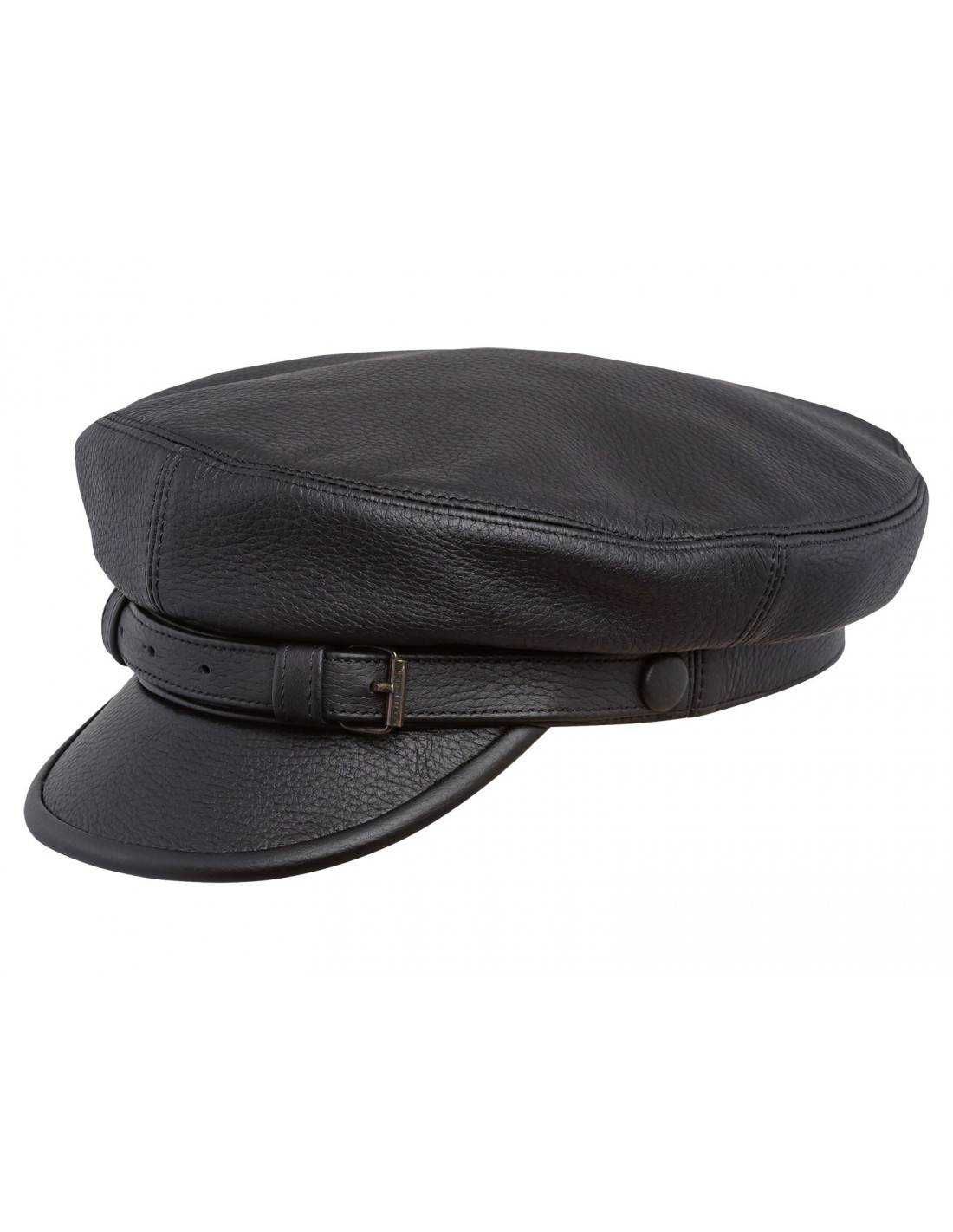 Skórzana czapka Sterkowski Maciejówka Model 8 | Dostawa GRATIS!