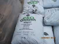 ekogroszek  5-25mm  kaloryczność 25MJ/KG  0% spieków