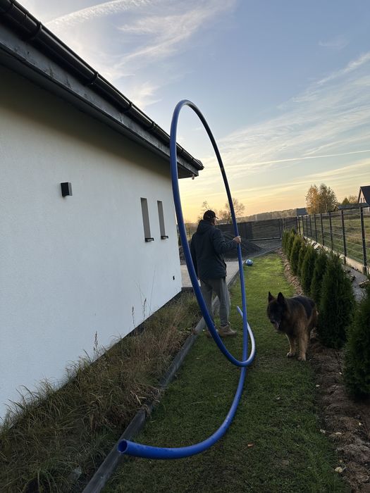 Rura do wody niebieska PE 50 x 3