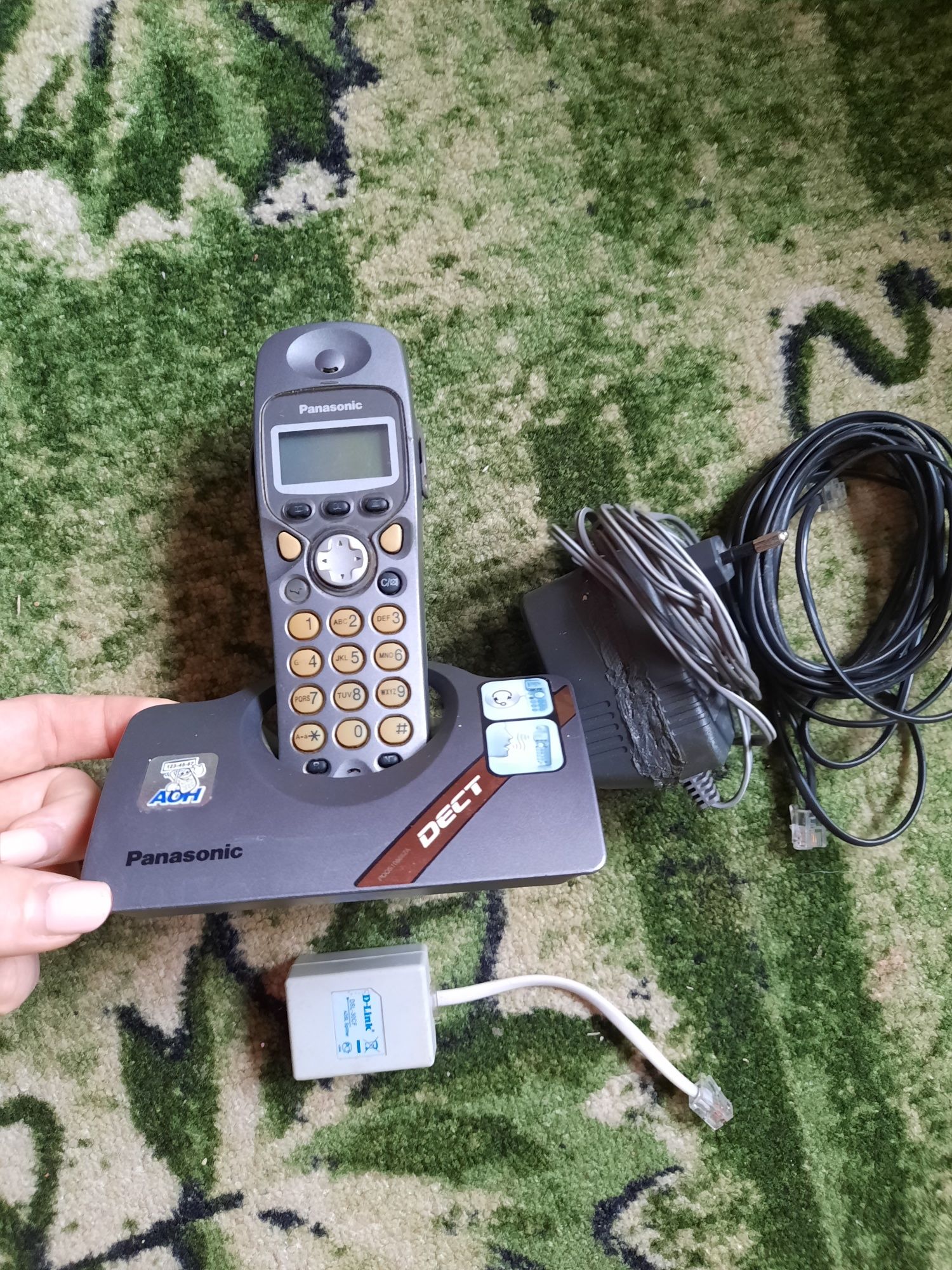 Телефон Panasonic стационарный, рабочий б/у