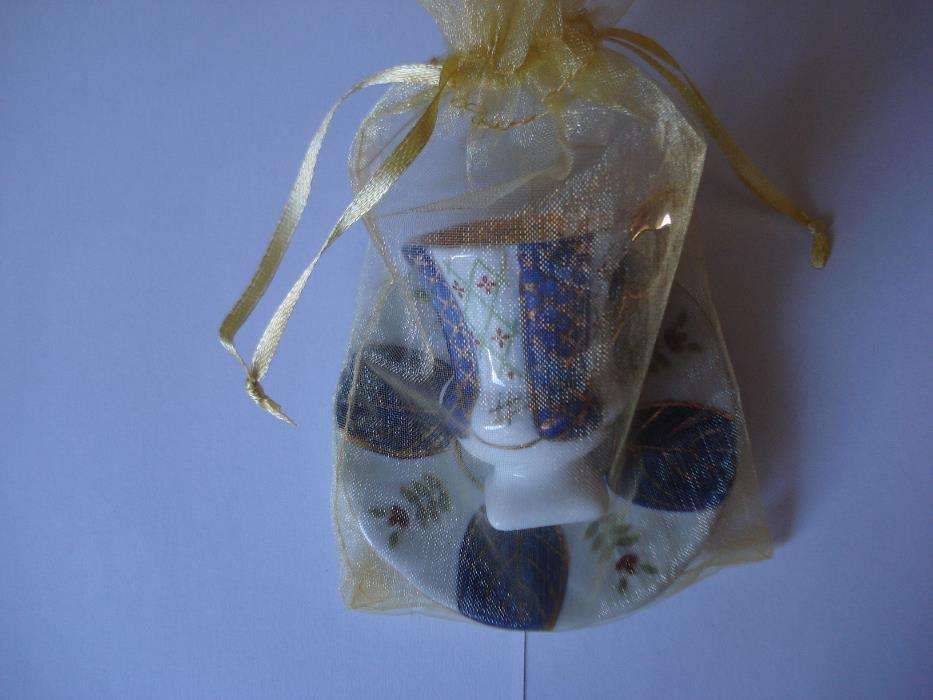 Chávena e pires pequenino /Decoração