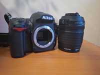 Lustrzanka Nikon D7000 wraz z obiektywem
