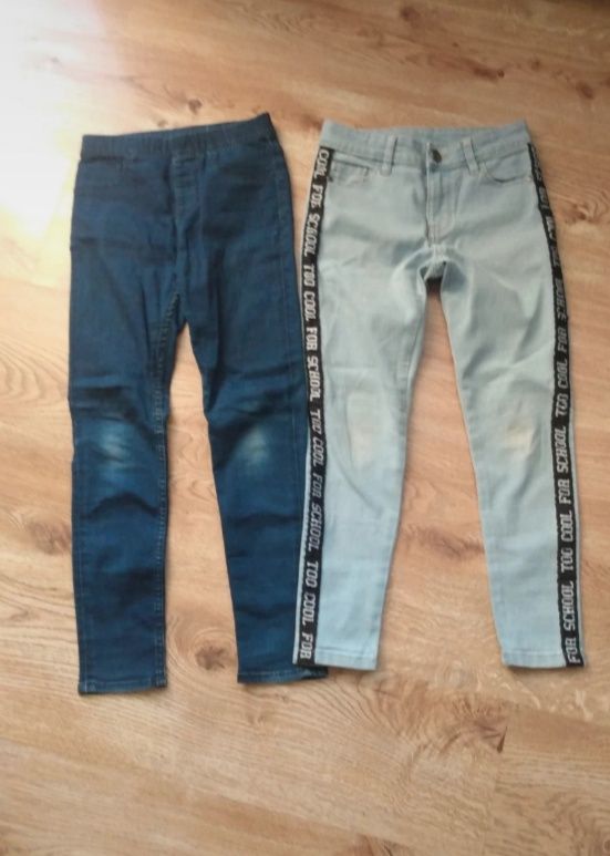 Leginsy i jeansy