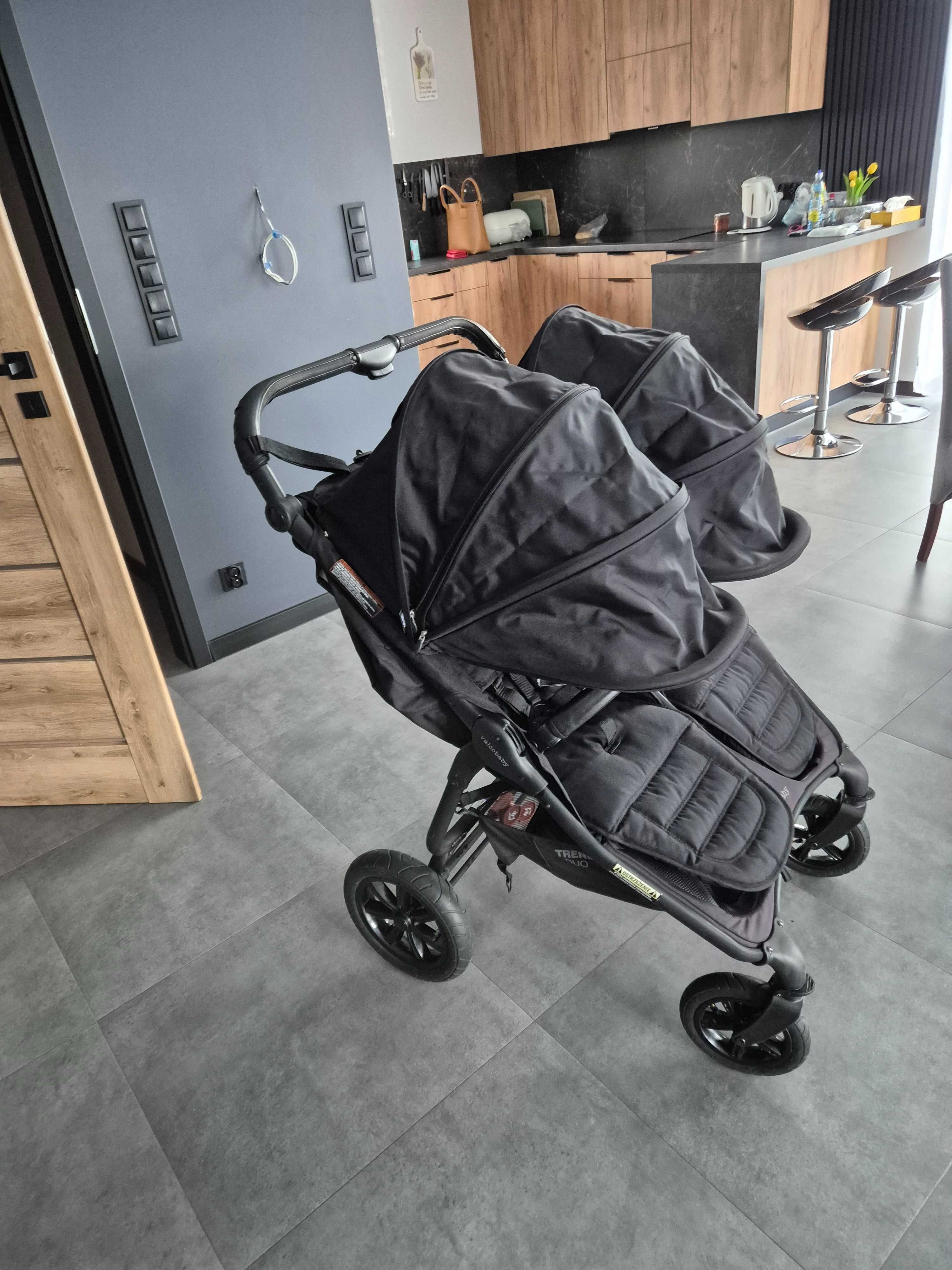 Wozek ,spacerówka, rok po roku, dla bliźniaków valco trend duo sport
