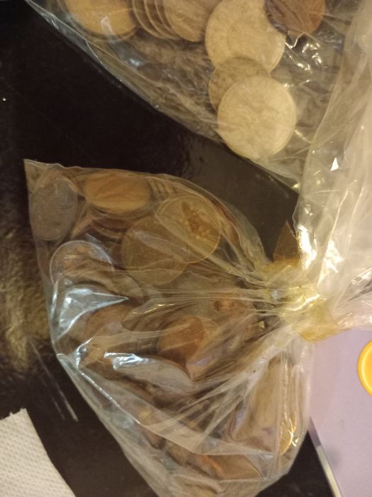 Moedas antigas maioria portuguesas