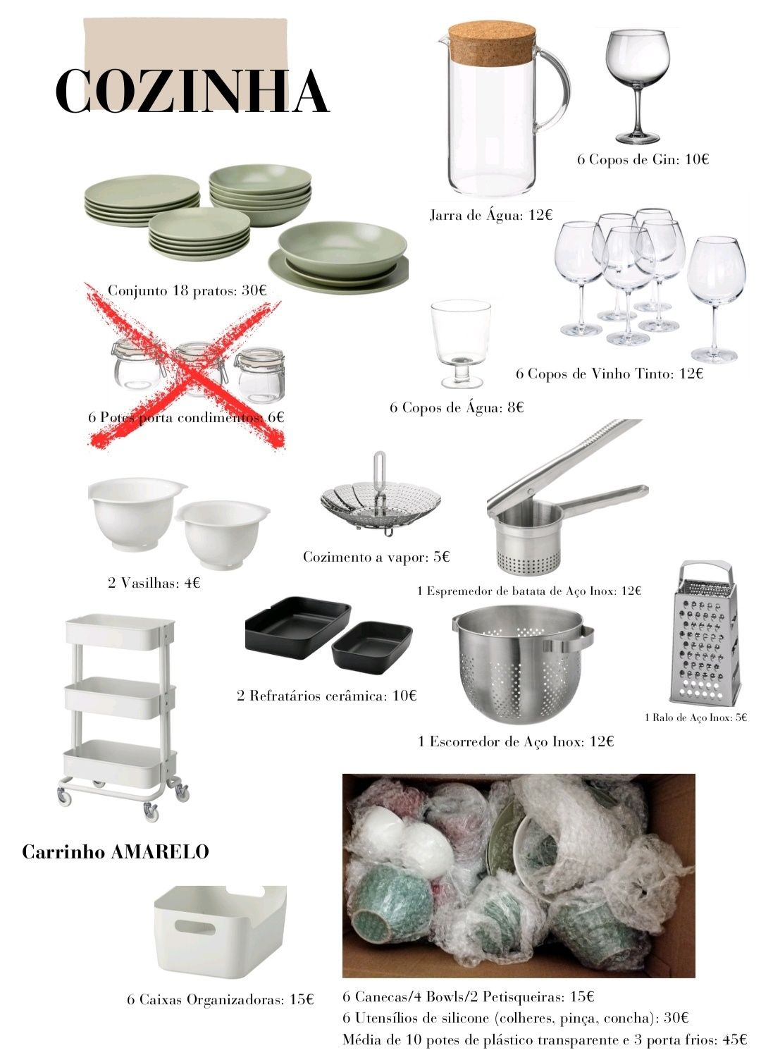 Achados para casa