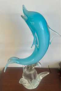 Golfinho em vidro - Peça decorativa