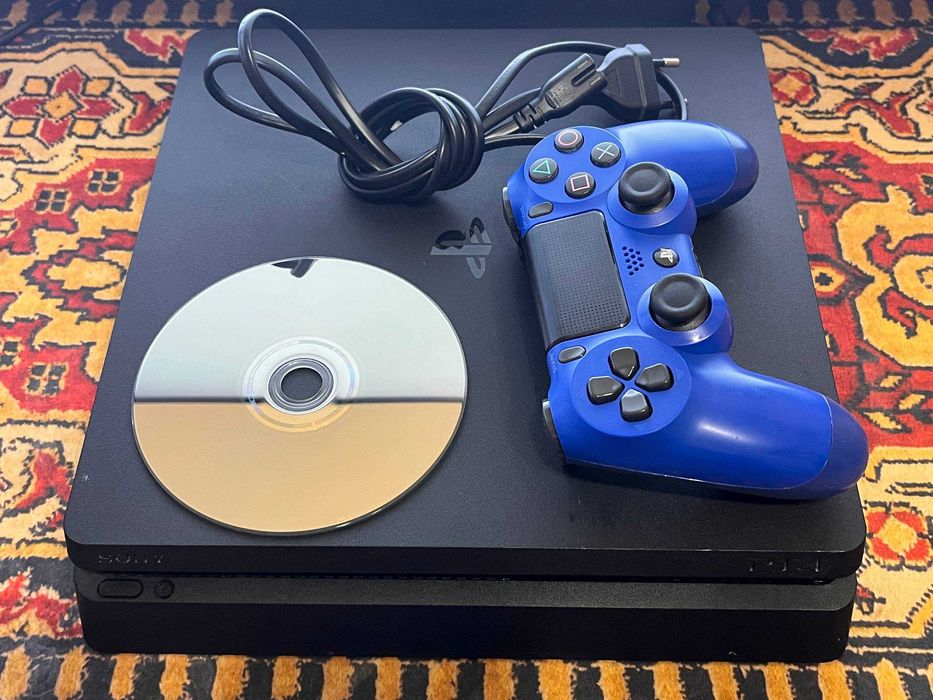PlayStation 4 Slim 1TB (system 11.02) – czarna, DualShock 4 V2