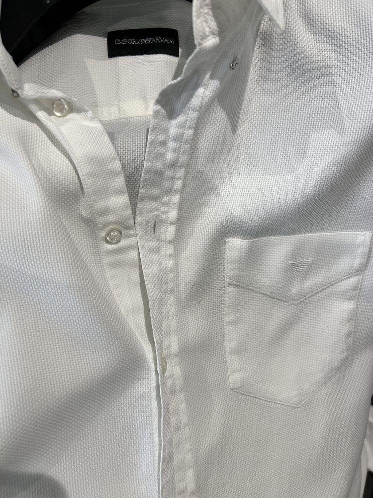 Piękna biała koszula Emporio Armani, Oryginał ! Rozmiar 41 taliowane