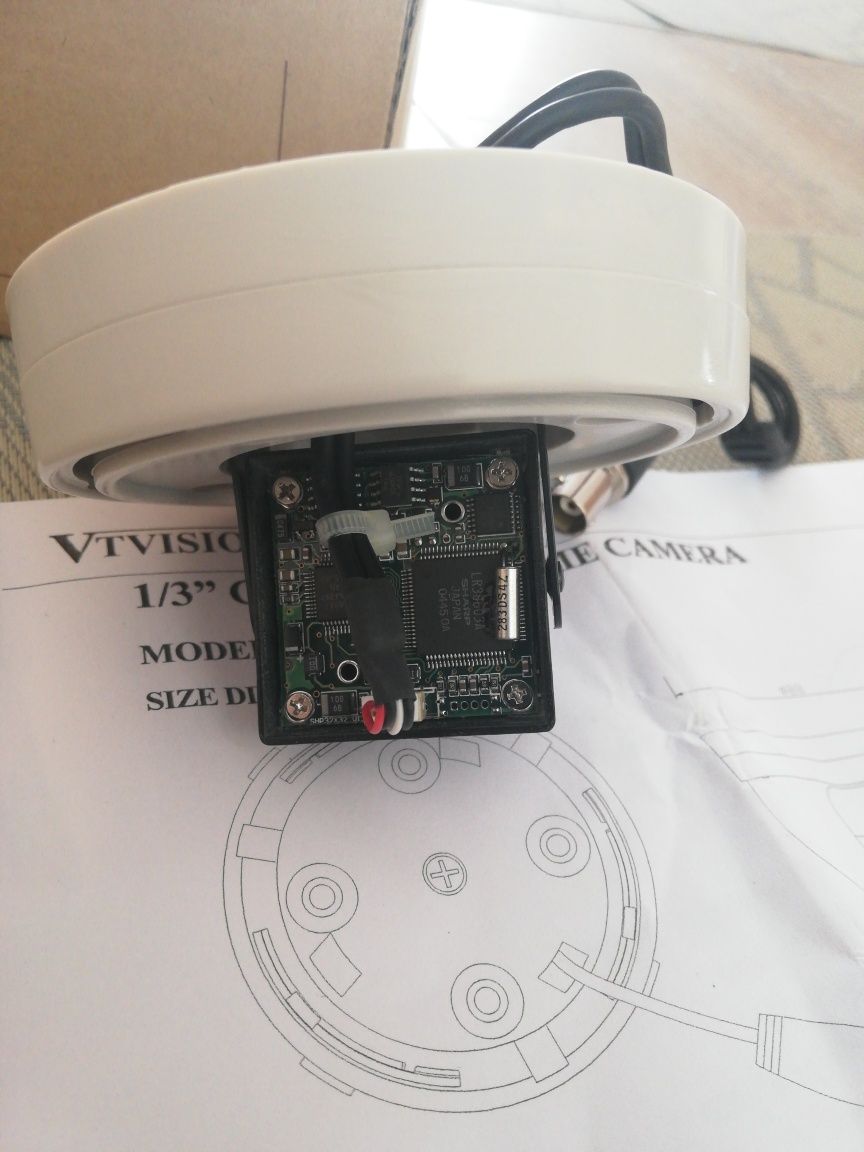 Kamera kopułkowa Vtvision VTV-D6A1 alarm monitoring