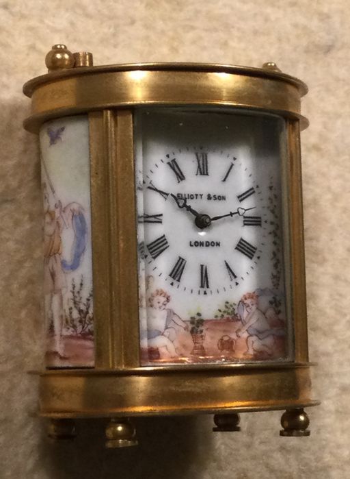 Antigo Relógio de Carruagem, Elliot & Son, Londres, séc XIX