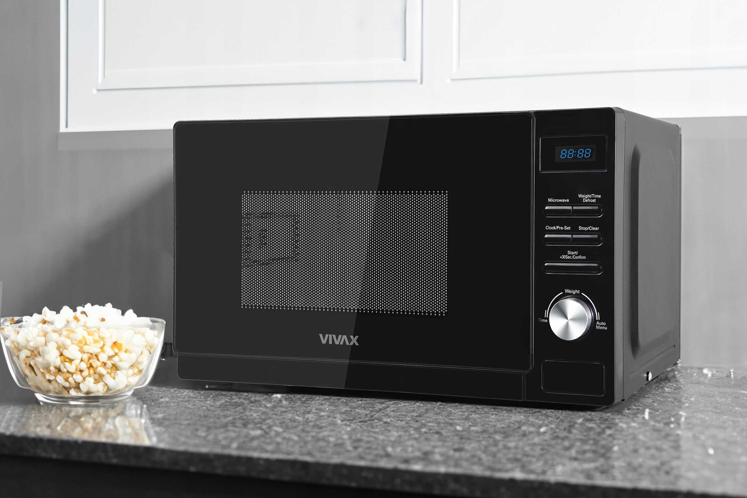 Kuchenka mikrofalowa mikrofalówka Vivax MWO-2070 BL – Funkcjonalna