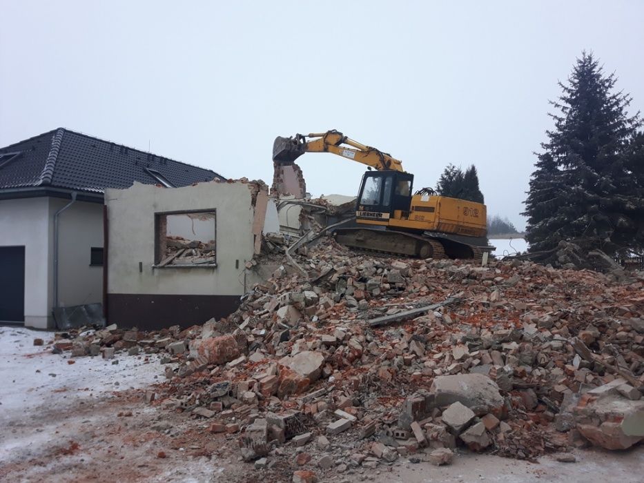 Wyburzenia Rozbiórki Roboty Ziemne Praszka Wieluń Olesno Kluczbork