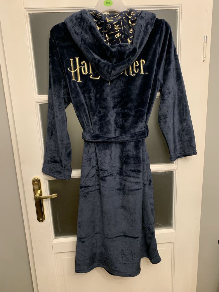 Nowy z metką granatowy szlafrok Harry Potter S
