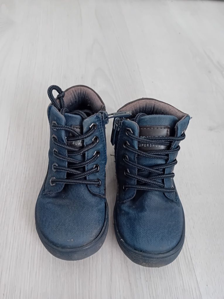 # Action Boy buty kozaki botki granatowe