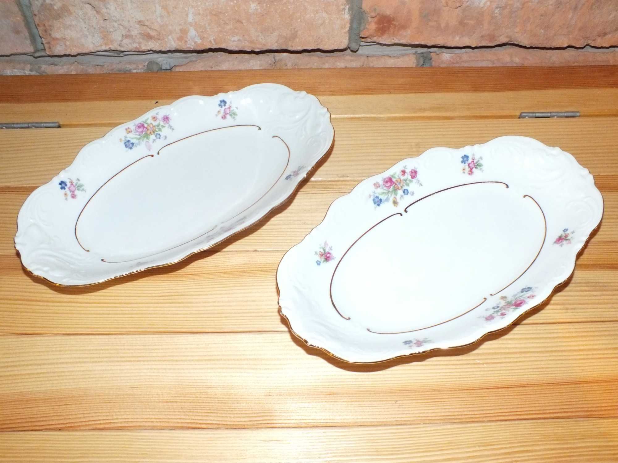 Półmiski porcelana KPM sygnowana 2 szt