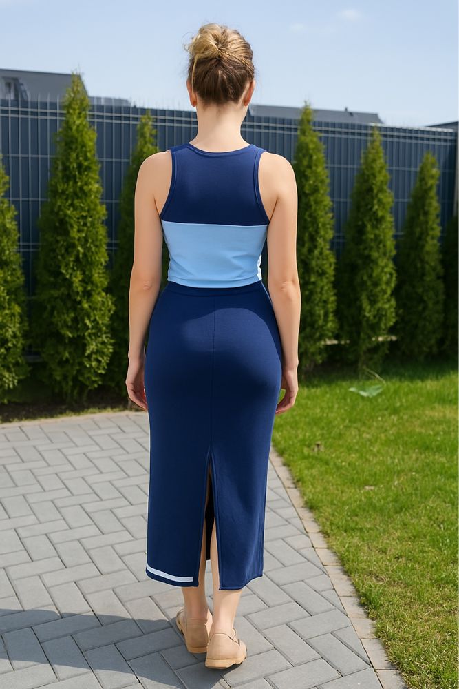 Stylowy komplet Top + Spódnica | Rozmiar L (wypada jak M) | Jak nowy!