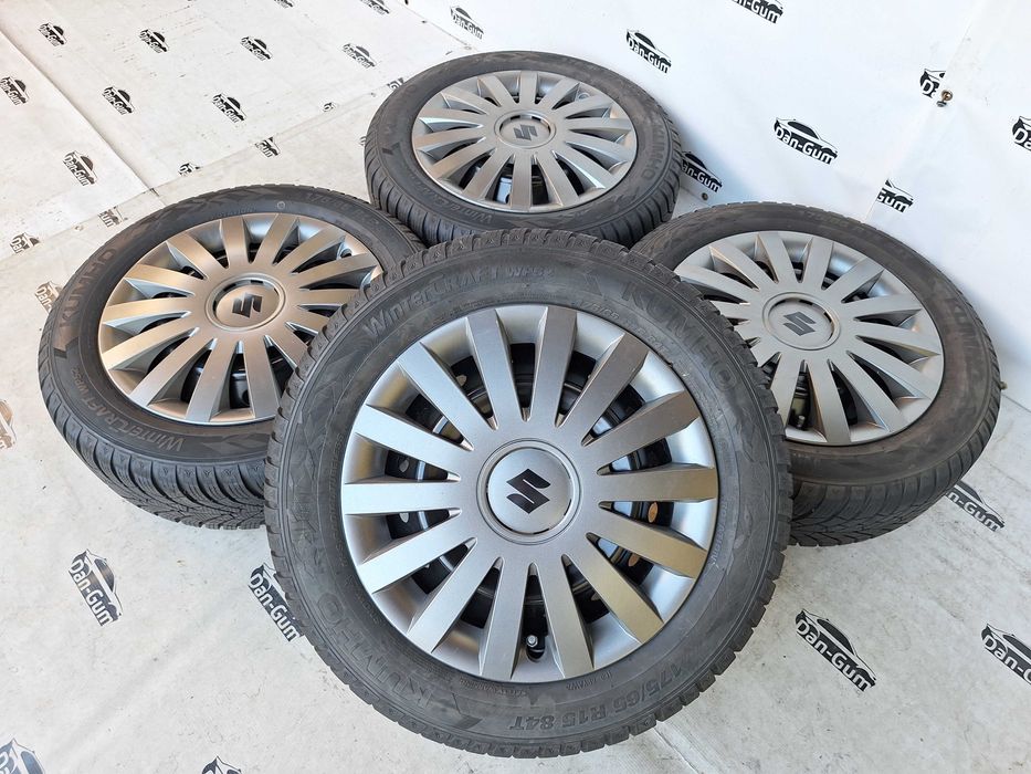 Felgi 4 x 100 opony 175/65 R 15 kompletne koła Suzuki Toyota Jak Nowe