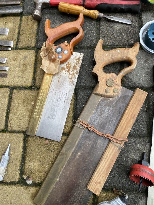 Стамески,обушковая пила старинные Sheffield,Marples Англия