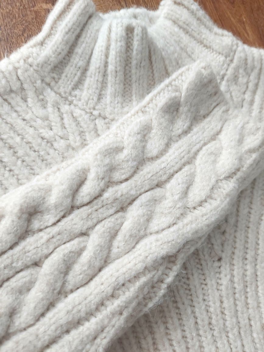 Sweter damski gruby r.S