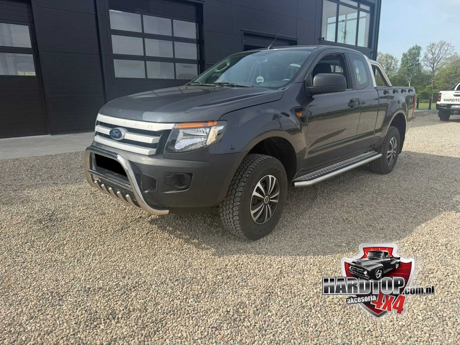Orurowanie Boczne PROGI Stopnie Blacha Ryflowana Ford Ranger 1.5 cab