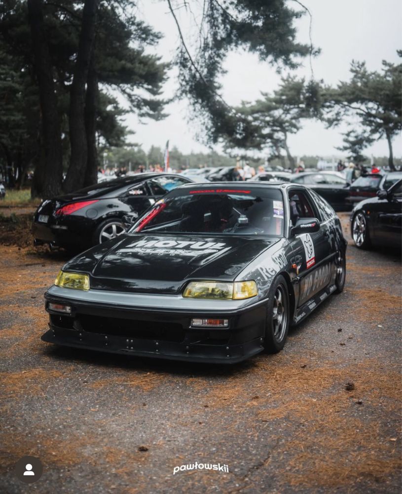 Honda CRX   time attack tuning